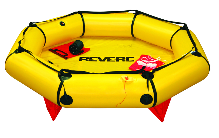 REVERE Coastal Compact 4 Person Life Raft in Valise 45-CC4V
