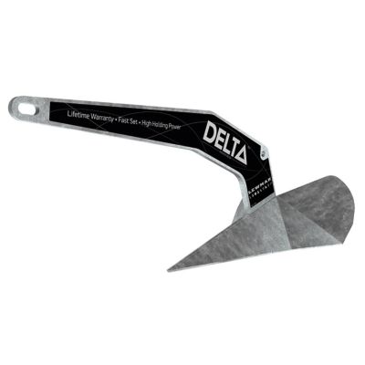 Ancla Delta Galvanizada de 9 lbs / 4 kg - Para Barcos 9'-20' (2.7 - 6 m)