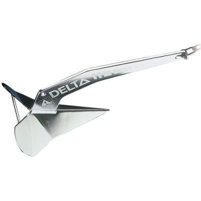Ancla de acero inoxidable Lewmar Delta de 44 lbs (20 Kg) para barcos 47' - 57' (14 - 17 m)