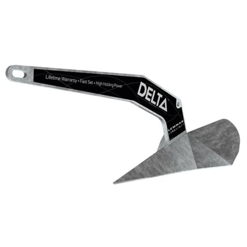 Delta Galvanized Anchor - 44 lbs / 20 kg - For Boats 40'-58'