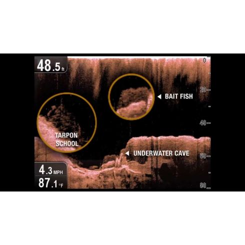 Raymarine Dragonfly 5DVS fishfinder with 5" screen DownVisionTM Sonar.