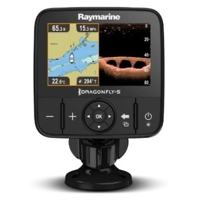 Pantalla Multifunción 5" Dragonfly 5 PRO Sonda Downvision y GPS,  Transductor T/M, Carta de Selección