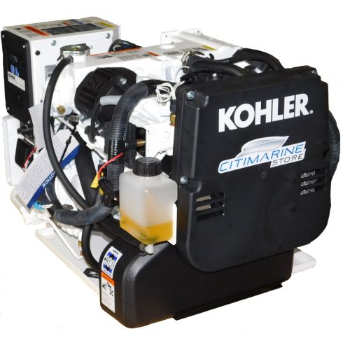 Generador marino de 5 kW, gas, 60 Hz, 120 V, monofásico, H/E | 5EKD