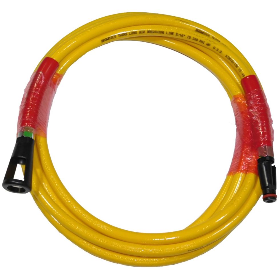 Tuyau Brownie's Third Lung 150 Pieds (environ 45m) Avec Connecteurs QRS - Neuf
