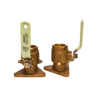 GROCO - Full-Port Flanged Bronze Seacocks