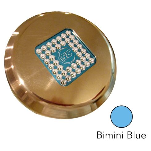 7" Round Bimini Blue Light