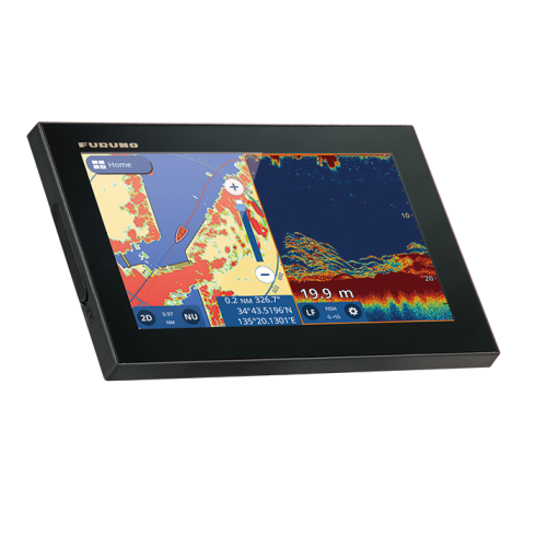 GPS/WAAS CHART PLOTTER with CHIRP FISH FINDER