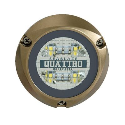 Lumitec SeaBlaze Quattro LED Underwater Light - Dual Color White/Blue - 101511