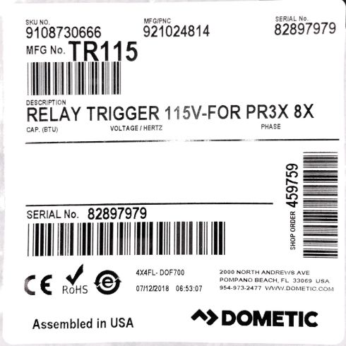 Relay Trigger 115V - TR115