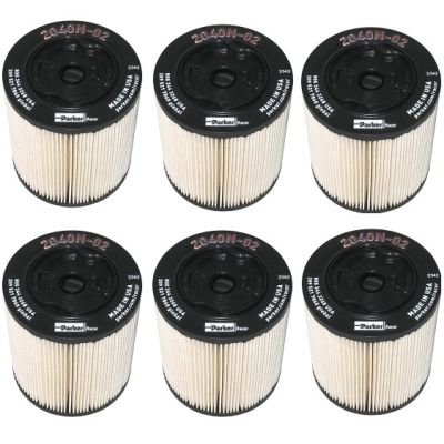 Racor 2020N-10 / 10 Micron / 6 Pack Combo