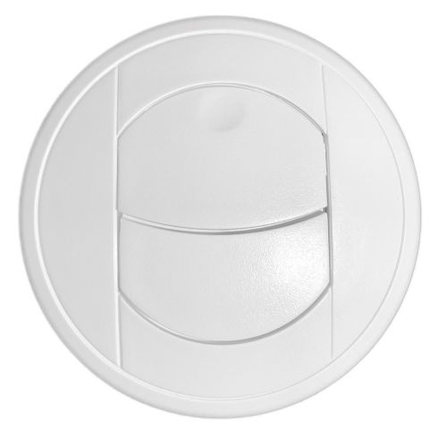 Round Plastic Grill - White