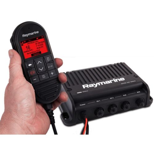 Ray91 Modular Dual-Station VHF Radio with AIS - Wired Handset, Passive Speaker, and Cable - E70493