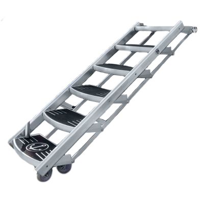 UMT Marine Aluminum Boarding Stairs - 19" or 24" - 6 to 10 Steps