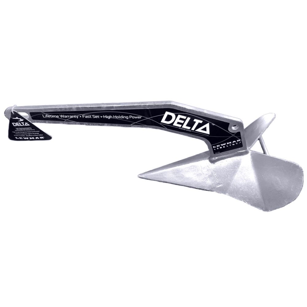 Delta Type Boat Anchor 11 lb 5 kg Delta Anchor, Galvanized Steel