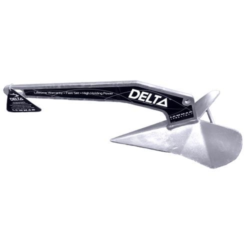 Delta Galvanized Anchor - 55 lbs / 25 kg - For Boats 45'-64'