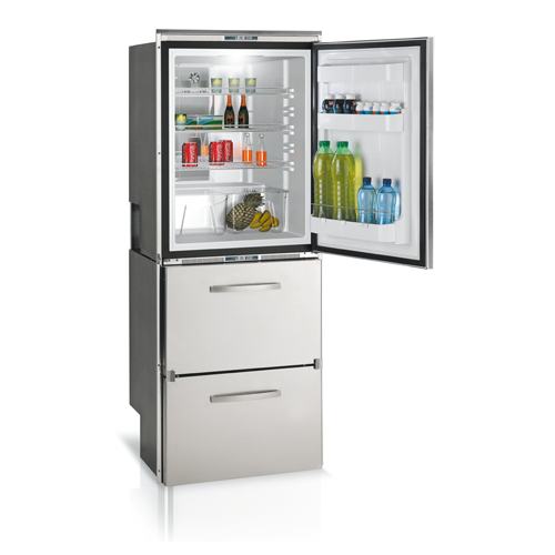 DW360IXD1 Upper refrigerator and lower freezer + ice maker/refrigerator compartment, 10.6 cubic ft.