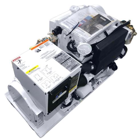 Generador marino Kohler de 9 kW, combustible diésel, 60 Hz, 120 V, monofásico, intercambio de calor