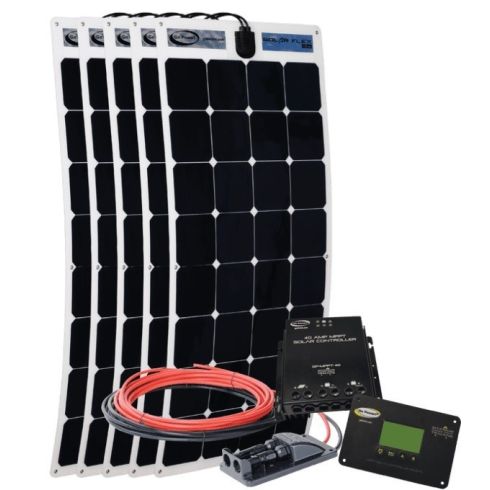 Panel solar 500 W Off Grid Kit Solar 2 Piezas 250 W 18 V Panel Solar  Flexible Módulo fotovoltaico monocristalino 60A Controlador para Barco  Coche Caravana 60A Controller : : Industria, empresas y ciencia