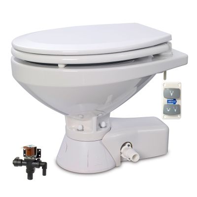 Jabsco Quiet Flush Electric Toilet - Regular Bowl