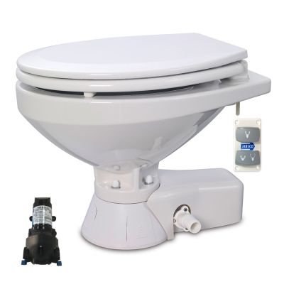 Jabsco 32745 Series Quiet Flush Electric Toilet - Regular Bowl