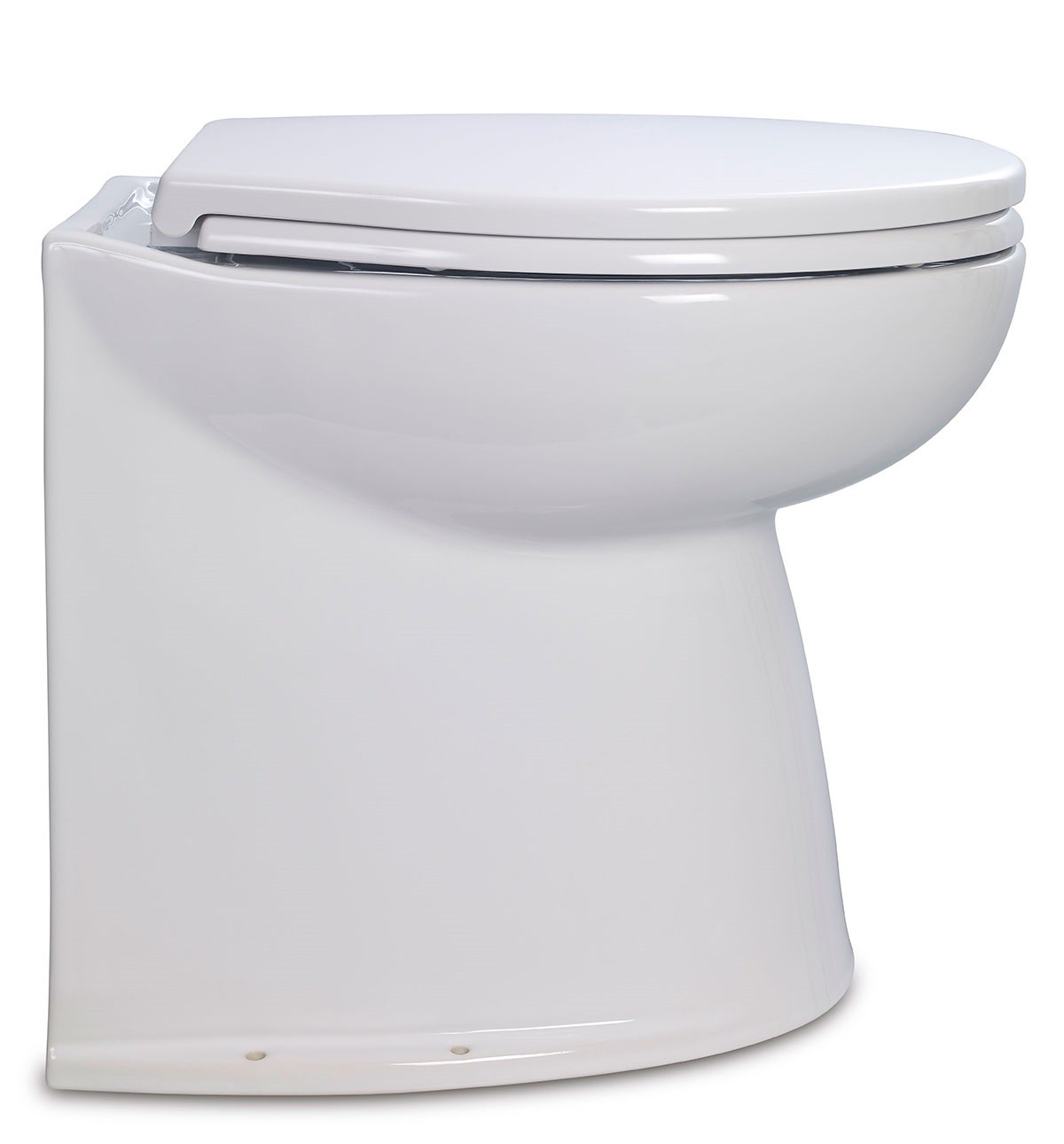 Jabsco 58040 Series Deluxe Flush Electric Toilet - Straight Bowl