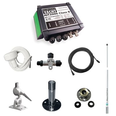 Complete AIS Transceiver Kit for 40' to 80' Boats