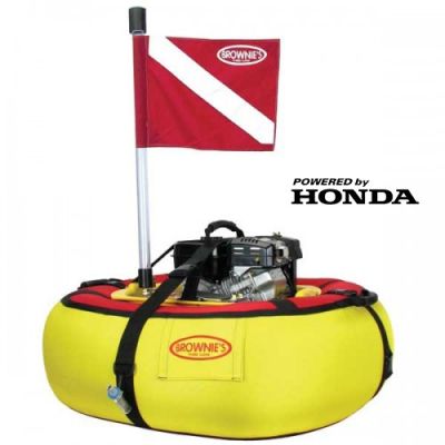 BROWNIE'S F390X-H Explorer Deluxe Compresor de Buceo Flotante, 3 Buzos