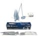 Pack de Ancla Fortress FX-11 - 7 lb / 3 kg - Incluye Ancla, Cuerda y Cadena - Para Barcos de 28 a 31' (8.5 a 9.4 m)