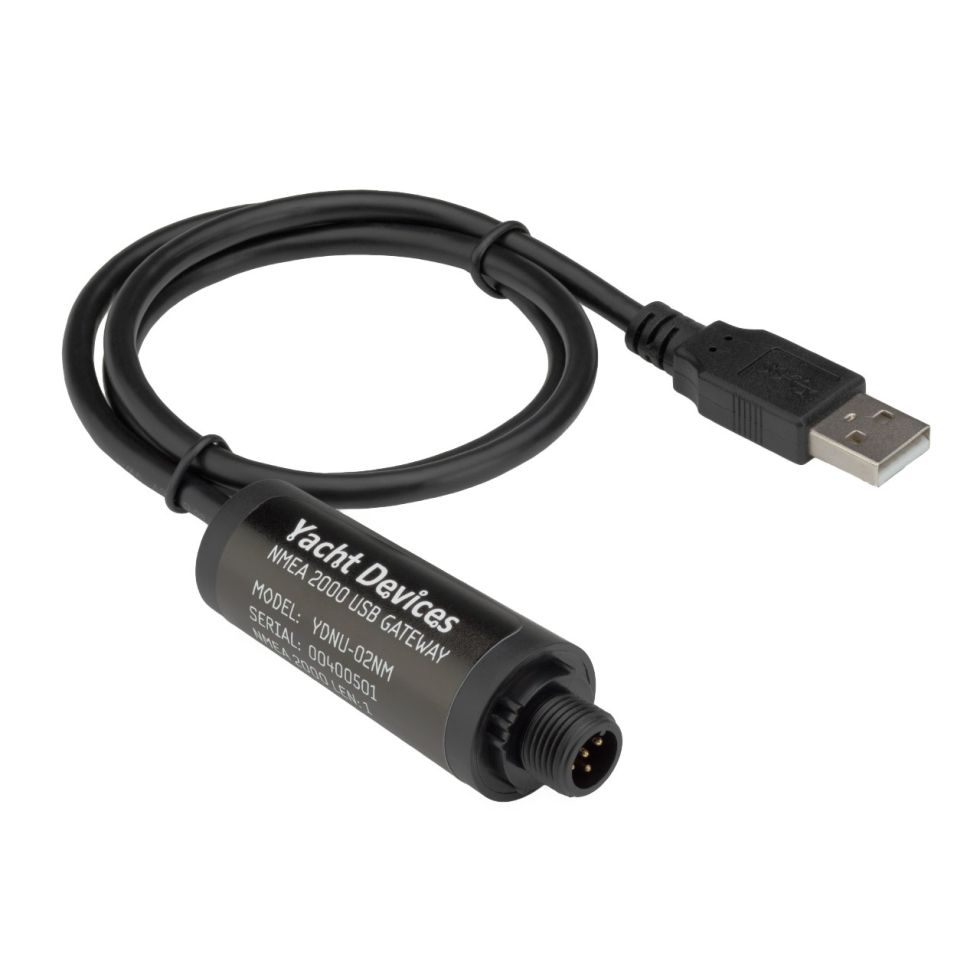 Yacht Devices NMEA 2000 USB Gateway - YDNU-02 - Male