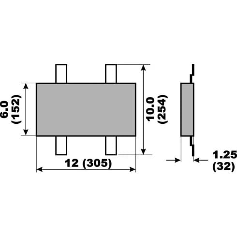 HS23A-A 10 lb Strap Anode w/Aluminum Straps (Replaces GA23, ZHS-23, AZHS-23)