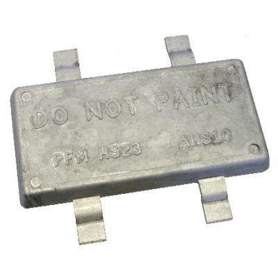 HS23A-A 10 lb Strap Anode w/Aluminum Straps (Replaces GA23, ZHS-23, AZHS-23)