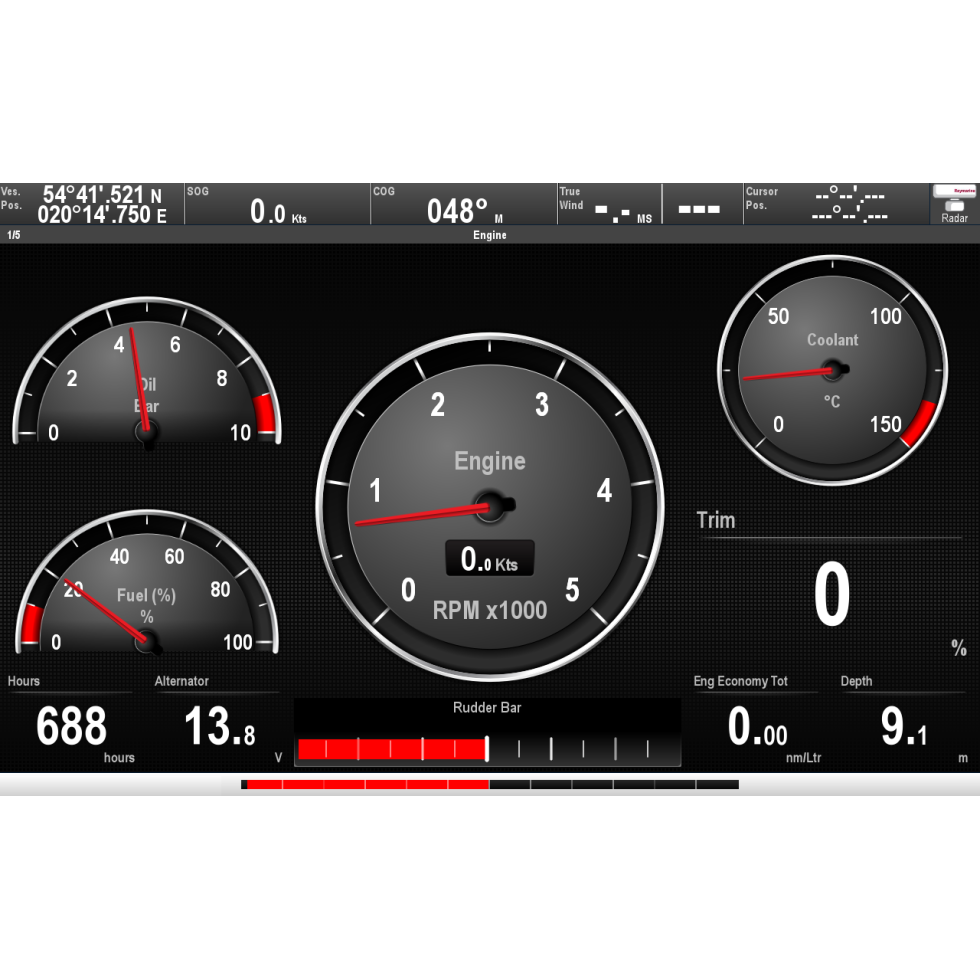 Yacht Devices Passerelle Moteur YDES-04 J1708 Vers NMEA 2000 / Seatalk NG - Affichage Des Données Moteur Sur Traceur Ou Écran Marin