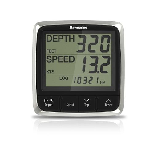 Raymarine I50 Tridata Display System - Speed / Depth / Temperature - E70060