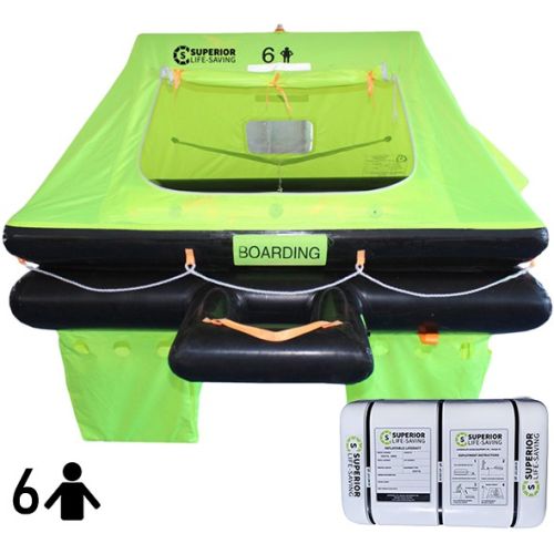Coastal Surge Liferaft - 6 Person - w/ Valise Coastal Surge Liferaft - 6 Person - w/ Valise