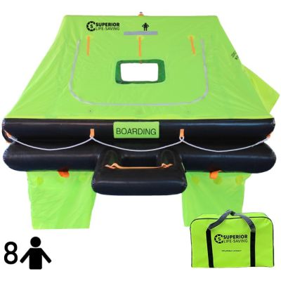 Superior Wave Racer ISO Liferaft - 8 Person - Valise