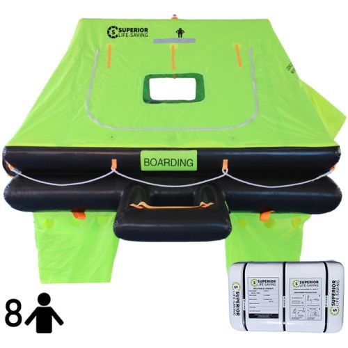 Wave Racer ISO Liferaft - 8 Person - Container
