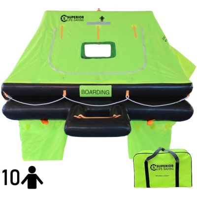 Superior Wave Racer ISO Liferaft - 10 Person - Valise