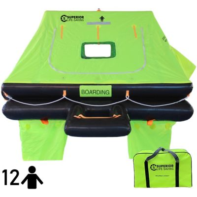 Wave Racer ISO Liferaft - 12 Person - Valise