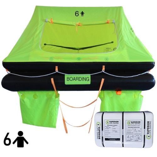 Coastal Surge Liferaft - 6 Person - w/ Valise Coastal Surge Liferaft - 6 Person - w/ Valise