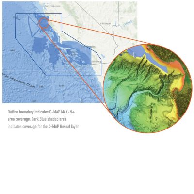 Reveal Ultra High Resolution Bathymetric Chart San Diego to Santa Cruz