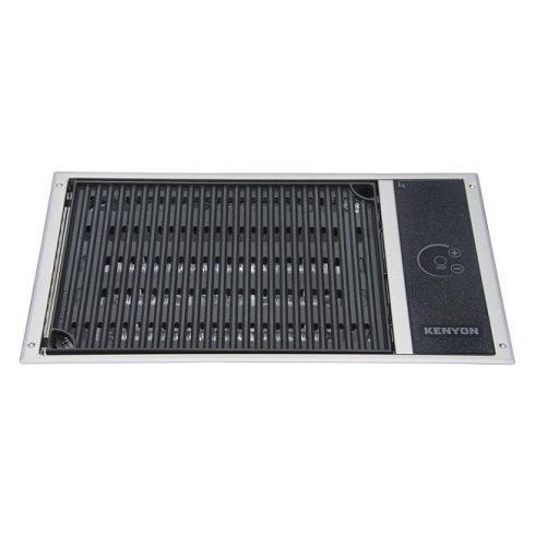KENYON No Lid Built In 120 Volt Electric Grill Stainless Steel B70060