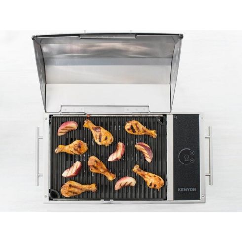 KENYON Floridian Portable Electric Grill in Stainless Steel