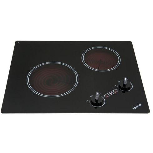 KENYON Alpine 12 in. Radiant Electric Cooktop in White 120V