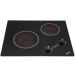 Arctic 21 in. Radiant Electric Cooktop in Black with 2-Elements 240-Volt