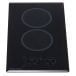 Lite Touch Q Series 12 in. Radiant Electric Cooktop in Speckled Black with 2 Elements Touch Control 208-Volt