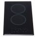 Lite Touch Q 12 in. Radiant Electric Cooktop in Speckled Black with 2-Elements Touch Control 240-Volt