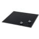 Kenyon Glacier Series 21 in. Radiant Electric Cooktop in Black with Silver Knobs with 2 Elements 240-Volt