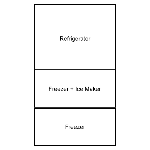 Sea Steel DW360IXN1-EXV Refrigerator / Freezer, 3.1 cubic ft. Sea Steel DW360IXN1-EXV Refrigerator / Freezer, 3.1 cubic ft.