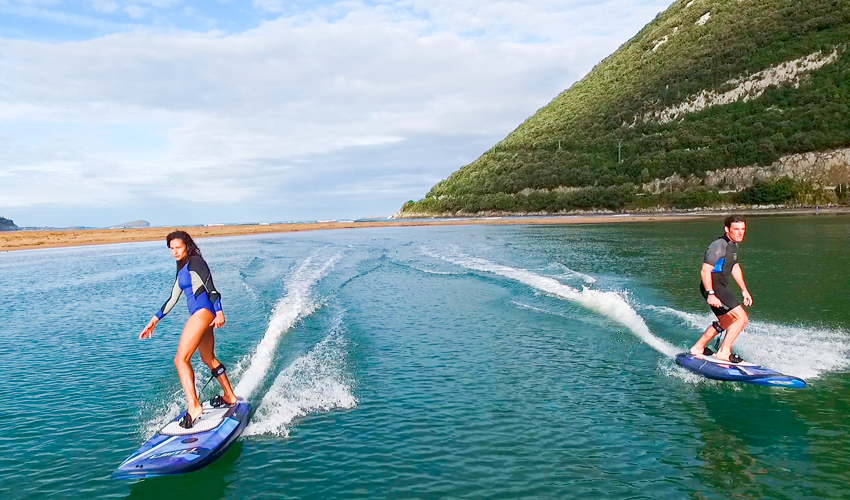 onean carver twin electric surfboard