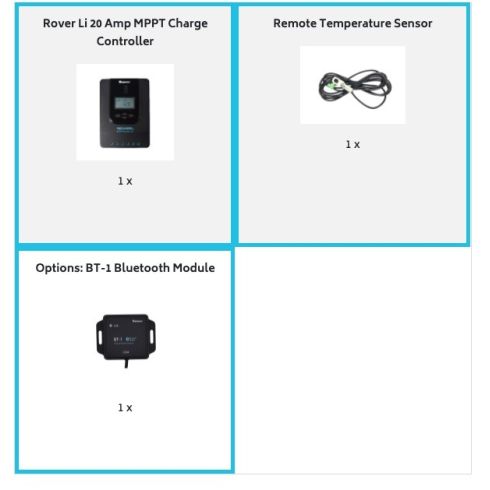 Battery Temperature Sensor for Renogy Solar Charge Controllers